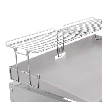 Yukon Glory Griddle Warming Rack Designed for 28 in. Blackstone Griddles, New & Improved Design One-Step Clip on Attachment