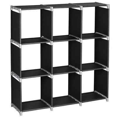 Boersma 3-Tier 9-Cube Storage Organizer – Closet Organizer Shelf & Bookcase for Clothes, Shoes, Toys & Home Storage