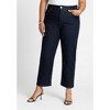 ELOQUII Women's Plus Size The Naomi Comfort Stretch Straight Leg Jean Crop - 3 of 4