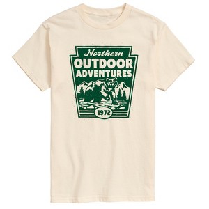 Men's - Instant Message - Northern Outdoor Adventures Short Sleeve Graphic T-Shirt - 1 of 4