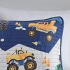 Gracie Mills Cynara Rev Up Dreams Monster Truck Reversible Kids Quilt Set - 3 of 4