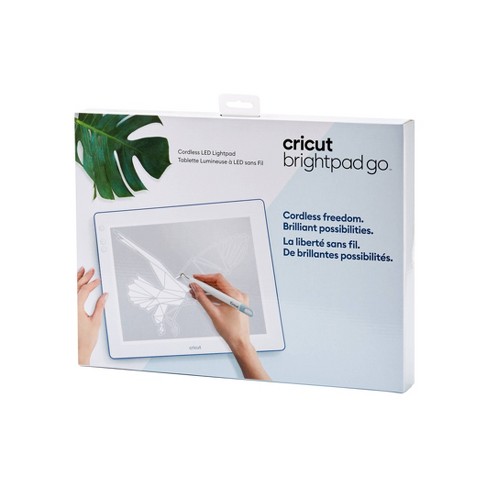 Cricut® BrightPad Go™ Cordless LED Light Pad with Weeding Tools