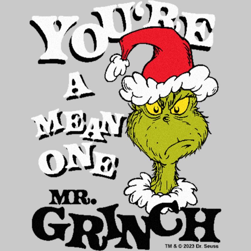 Toddler's Dr. Seuss The Grinch You’re a Mean One Portrait T-Shirt, 2 of 4