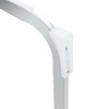 CAVINAS Modern Luxury Simple Arch Chair, PU High Resilience Dining Chair with Crazy Horse Texture and Arched Metal Leg - 4 of 4