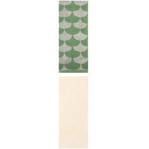 REGALWOVEN Soft Absorbent Bathroom Decorative Hand Towels for Drying 14" x 30"/13" x 29" 2 Pcs - 1 of 4