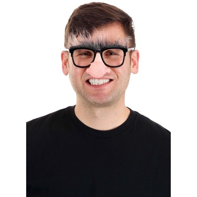 Halloweencostumes.com Geezer Nose Adult Glasses, Multicolored : Target