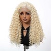 Jessie's Wig 22 Inch Curly Wig Synthetic Hair 13x3.5 Lace Platinum Blonde 1 Pc/Pack - 3 of 4
