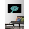 Trends International Tina Lavoie - Aqua Glitter Lipstick Unframed Wall Poster Prints - 2 of 4