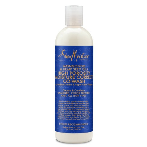 Sheamoisture Mongongo Hemp Seed Oils High Porosity Moisture Seal