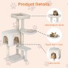 FDW Multi-Functional Cat Tree for Climbing Scratching and Resting Cat Tower for Indoor Cats with Cat Scratching Post Cat Condo Furniture - image 3 of 4