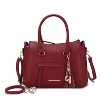 MKF Collection Valeria Vegan Leather Women's Satchel Bag with Keyring by Mia K - 2 of 4