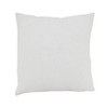 Saro Lifestyle Shoreline Serenity Scallop Design Down Filled Throw Pillow, Off-White, 18"x18" - 2 of 3