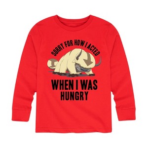Boys' - Avatar: The Last Airbender - Appa Hungry Long Sleeve Graphic T-Shirt - 1 of 4
