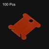 Unique Bargains PP Plastic Reusable Embroidery Floss Bobbins with Thread Clips 100 Pcs - 3 of 4