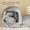 Inhand Goose Feather Down Fiber Comforter - 100% Cotton Duvet Insert - Hotel Luxury Hypoallergenic Bedding Comforter All Season - 3 of 4