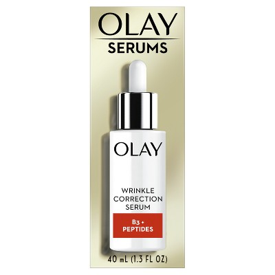 Olay Wrinkle Correction Serum - Vitamin B3 + Collagen Peptides - 1.3 fl oz