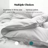 Peace Nest White Goose Down Comforter Duvet Insert Soft 360 Thread Count Fabric - 3 of 4