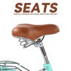 24 & 26 Inch Beach Cruiser Bike for Women, Womens Bike with Basket 1 Speed, Step Through Bikes - 3 of 4
