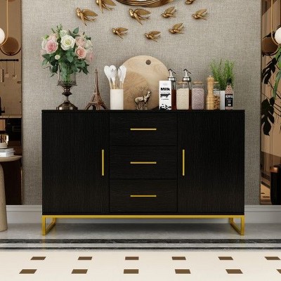 FUFU&GAGA Sideboard Serving Buffet Storage Cabinet Cupboard