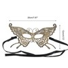 Unique Bargains Halloween Christmas Butterfly Half Face Party Mask 1 Pc - 2 of 4