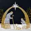 Best Choice Products Lighted 2D Christmas Nativity Scene Outdoor Décor w/ Twinkling LED Lights - 2 of 4