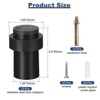Unique Bargains Stainless Steel Rubber Bumper Durable Sturdy Door Stop - 2 of 4