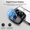 MOVSSOU Wireless Earbuds Bluetooth Headphones LED Display Waterproof In-Ear Earphones Mic Black - 3 of 4