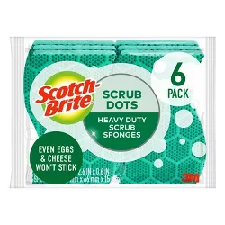Scotch-Brite Scrub Dots Heavy Duty Scrub Sponge - 6pk