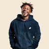 Dalix Ghost Embroidered Washed Hooded Sweatshirt Fleece Soft Cotton Mens - 3 of 4