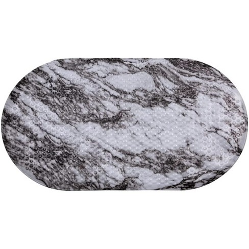 J&v Textiles Bubble Bath Mat (15 X 27 Inch, Extra Long Coverage, Oval  Shape, Machine Washable : Target