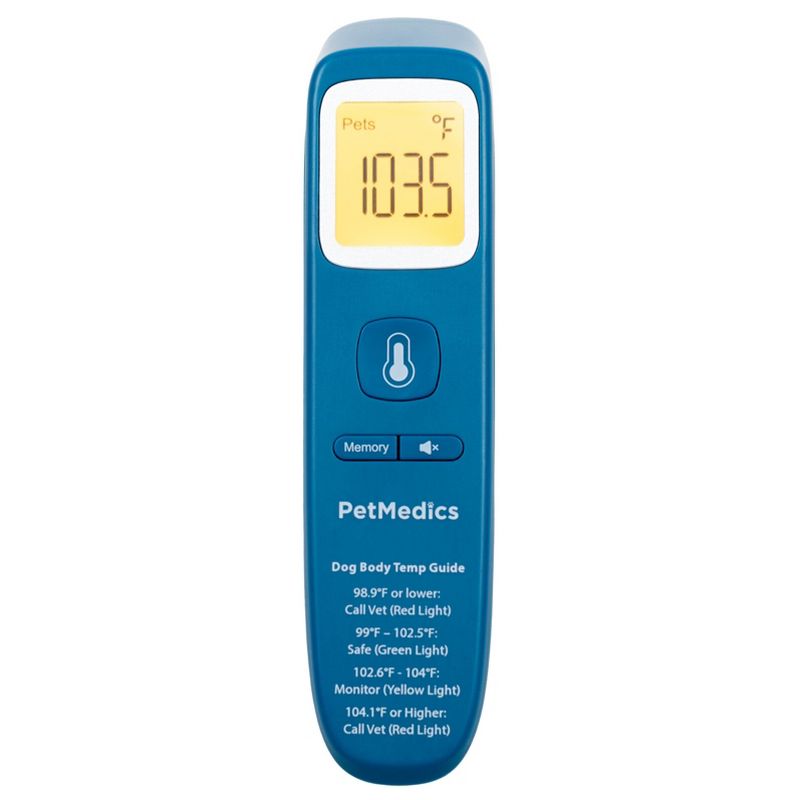 PetMedics Non-Contact Digital Thermometer for Dogs - Non-Invasive, Fast, Easy & Accurate Puppy Temperature Reading - Powered by iHome, 5 of 8