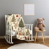 Christmas Blanket,Village Holiday Throw Village Christmas Gift. - 2 of 4