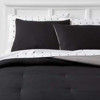 Solid Microfiber Reversible Comforter & Sheets Set - Room Essentials™