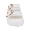 FOAMWALK Womens' Sandals - Comfortable Double Buckle Beach Slides, Everyday Women's Slide Sandals - 4 of 4