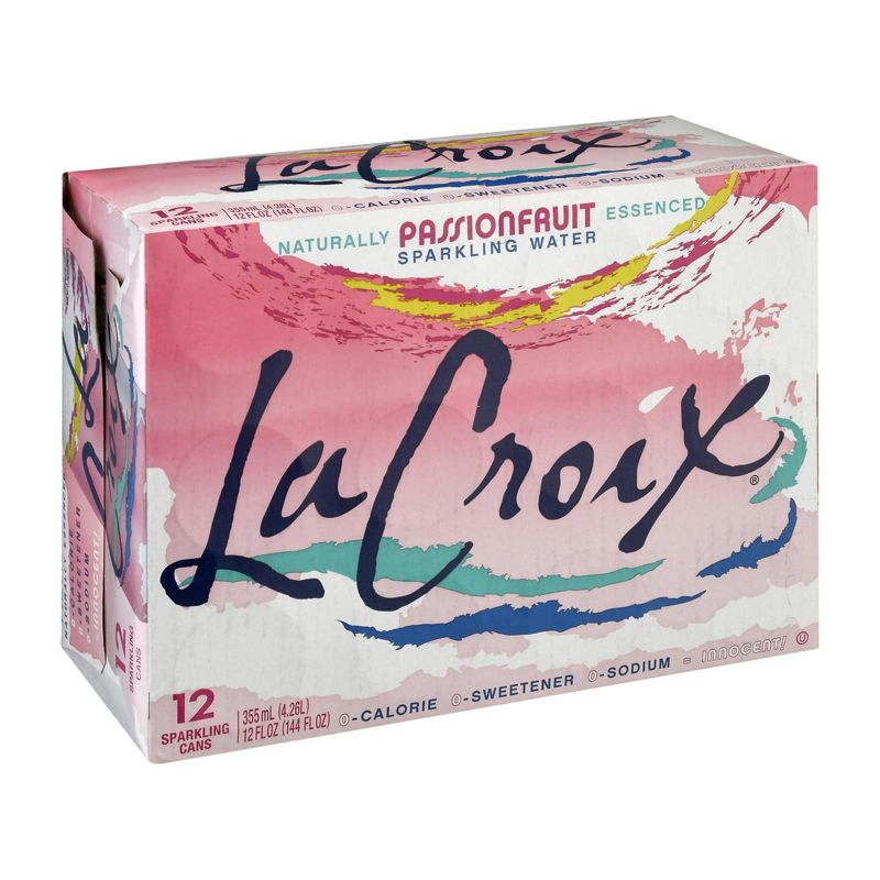 La Croix Passion Fruit Sparkling Water - Case of 2/12 pack, 12 oz, 2 of 8