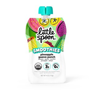 Little Spoon Paradise Guava Punch Smoothie Pouch -  4oz - 1 of 4