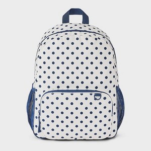 Mochila de lunares para niñas - Cat & Jack™ blanco/azul