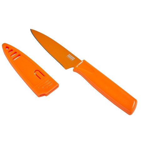  Kuhn Rikon Straight Paring Knife with Safety Sheath, 4