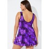 Swimsuits for All Women's Chlorine Resistant Tank Swimdress (Plus Sizes Available) - 3 of 4