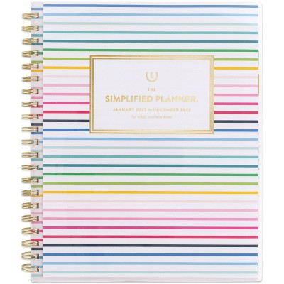 2022 Planner Large W/M CYO Stripe - Emily Ley for At-A-Glance