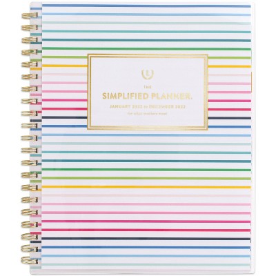 Photo 1 of 2022 Planner Large W/M CYO Stripe - Emily Ley for At-A-Glance