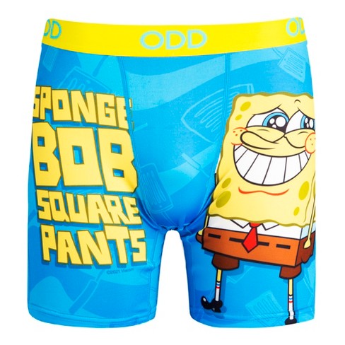 Odd Sox, Funny Men's Boxer Briefs Underwear, Nickelodeon Spongebob