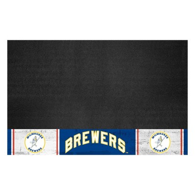 MLB Milwaukee Brewers 1970 Retro Collection 26"x42" Grill Mat