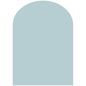 RoomMates XL Arch Peel and Stick Wall Decal Teal: Self-Adhesive Vinyl, 36.5" x 26.125", Arched Wall Sticker for All Ages - 1 of 4