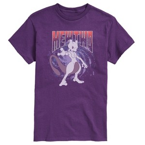 Men's - Pokémon - Mewtwo Astral Plane- Men's Short Sleeve Graphic T-Shirt Short Sleeve Graphic T-Shirt - 1 of 3