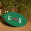 Mississippi Valley State University Delta Devils Logo Aluminum Holiday Christmas Tree Ornament - 4 of 4