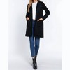 Women's Long Sleeve Open Front Faux Suede Jacket - Active Basic - 4 of 4