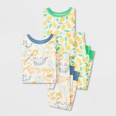 Toddler Boys' 4pc Ribbed Pajama Set - Cat & Jack™