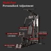 COZONY Multifunctional Home Gym Machine with 150 Lbs Weight Stack, Leg Press, Pulley System & Preacher Curl Pad for Full Body Workout - 3 of 4
