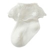 MyKids-Usa Baby Girl Solid Color Lace Mesh Design Princess Socks - 2 of 4